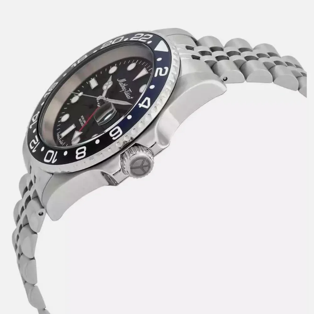 Mathey-Tissot GMT Black Dial Bezel Men's Watch